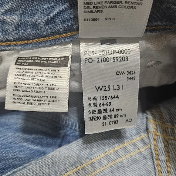 Levi's Cinch Baggy Jeans 25 - Picture 9 of 9